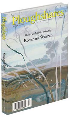 A journal cover of artwork of tree branches across a marsh-like background